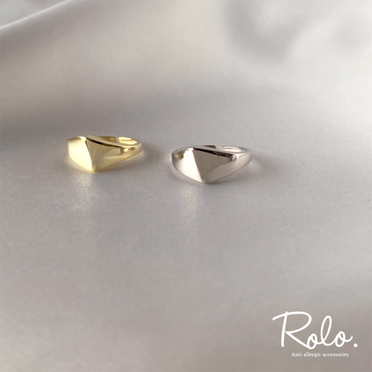 フォールドピンキーリング シルバー925 | Roloshop BASE店