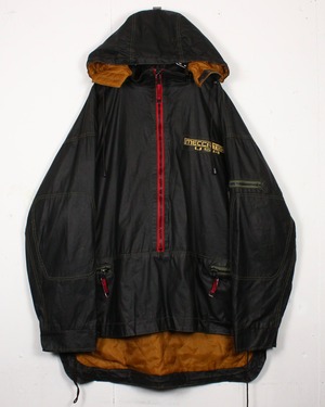 【Caka act2】“MECCA” Oversized Technical Hooded Nylon Jacket