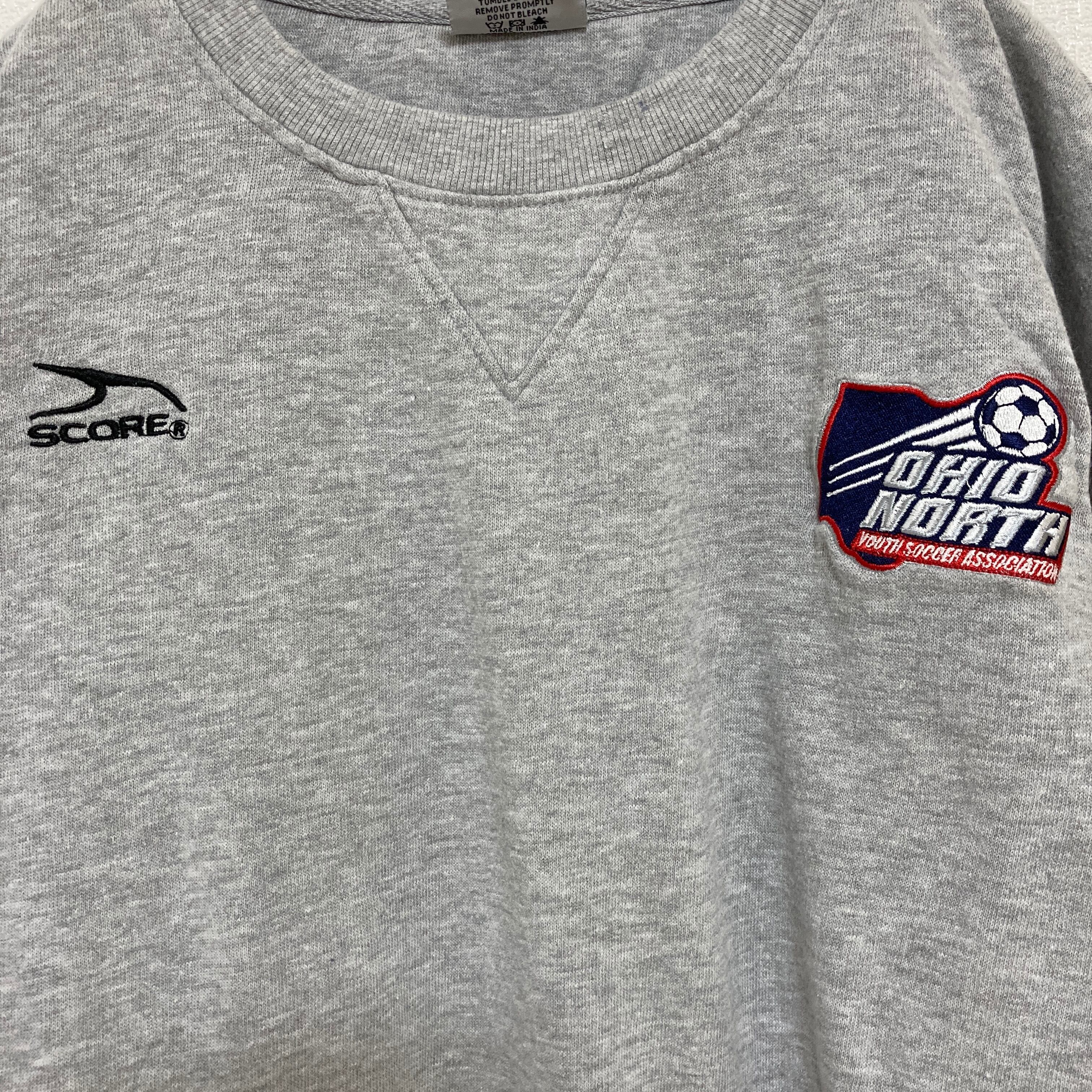 古着 ラッセル ミネソタ大学 刺繍カレッジスウェットトレーナー グレー メンズm Marketingagricola Pt