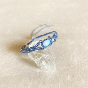 オーストリアンオパール macrame bracelet