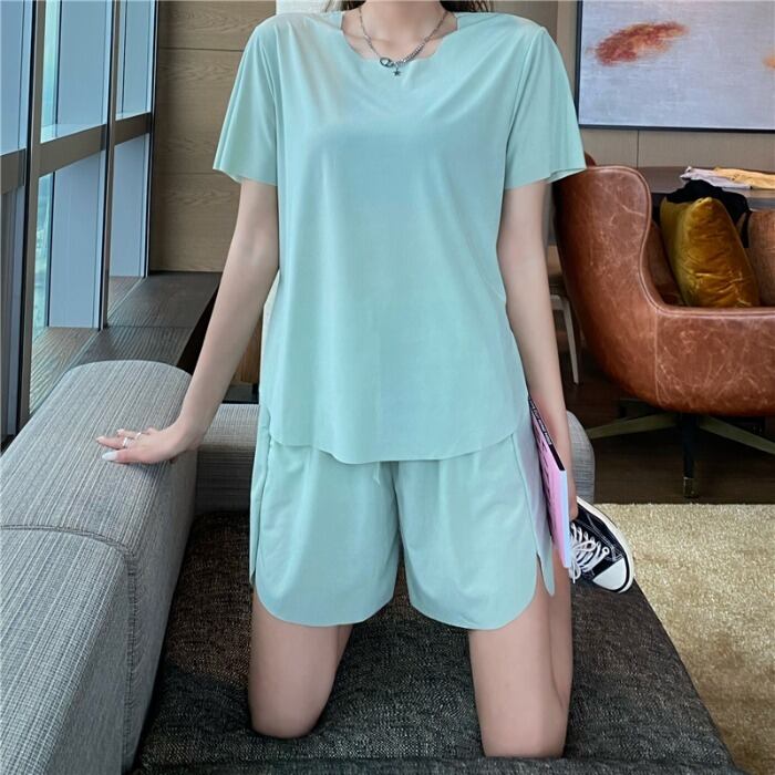 スプリングカジュアルショーツ 春物 ブルマー シルク 1号婦人23827835509