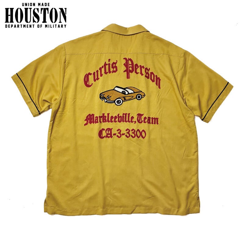 HOUSTON ヒューストン ボーリングシャツ ボウリングシャツ レーヨン