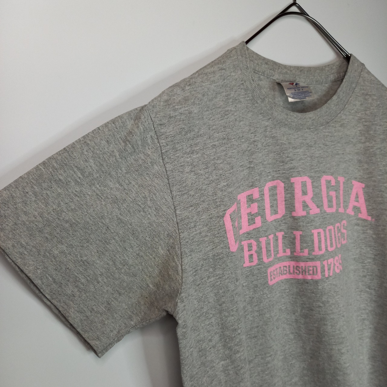 ジャージーズ　クルーネック　プリントTシャツ　カレッジロゴ　半袖　S