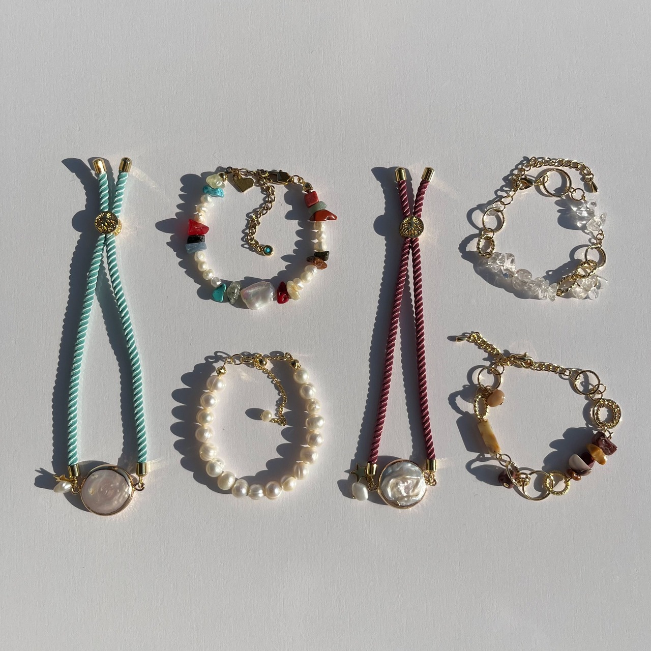 ムーアカイト　ゴールドブレスレット［GKB015］