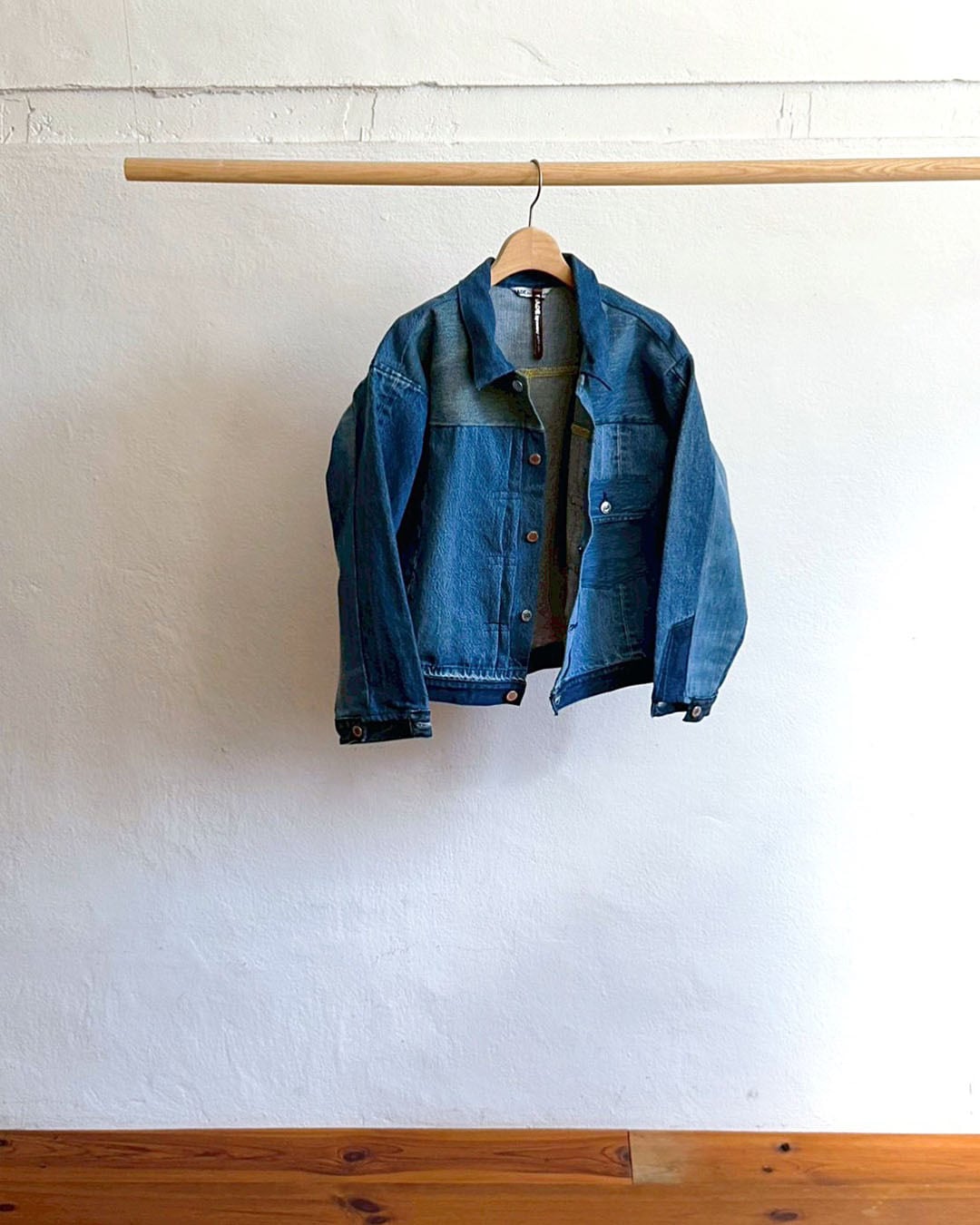 sunny side up】denim 1st back wide jacket | Parc-nique