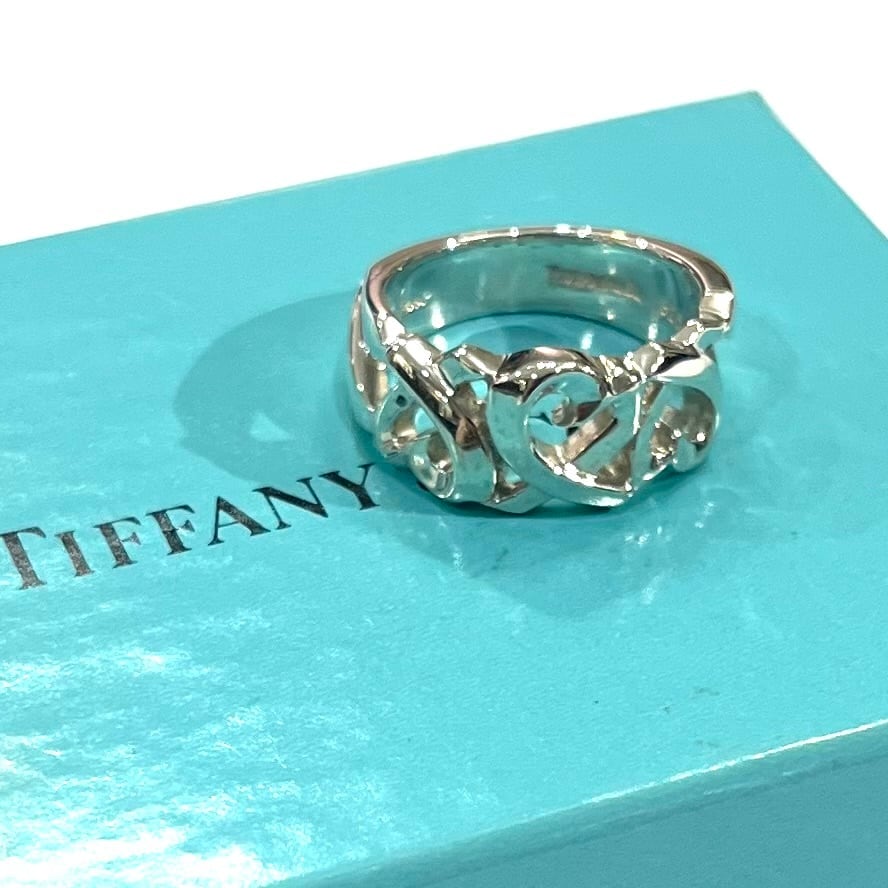 TIFFANY&CO.】【10号 】2830 パロマピカソ トリプルラビングハート