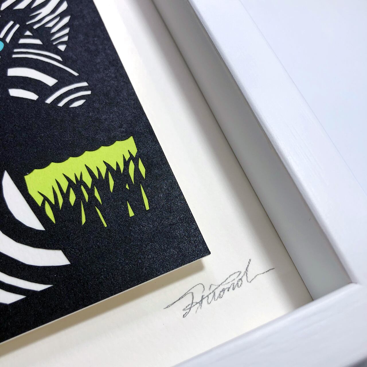 切り絵＊「ヨコシマな気持ちはございません。」 | 切り絵作家/藤野ひろ