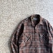 PENDLETON / 70’s Wool Board Shirt size L