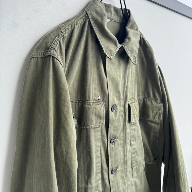 US Army M-43 HBT シャツジャケット 40s 画像4