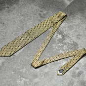 pattern silk tie