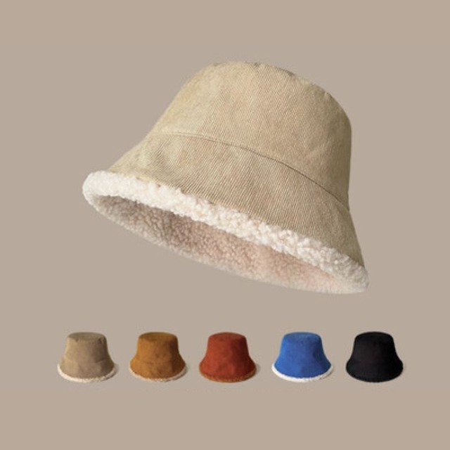 Corduroy bucket hat M11746