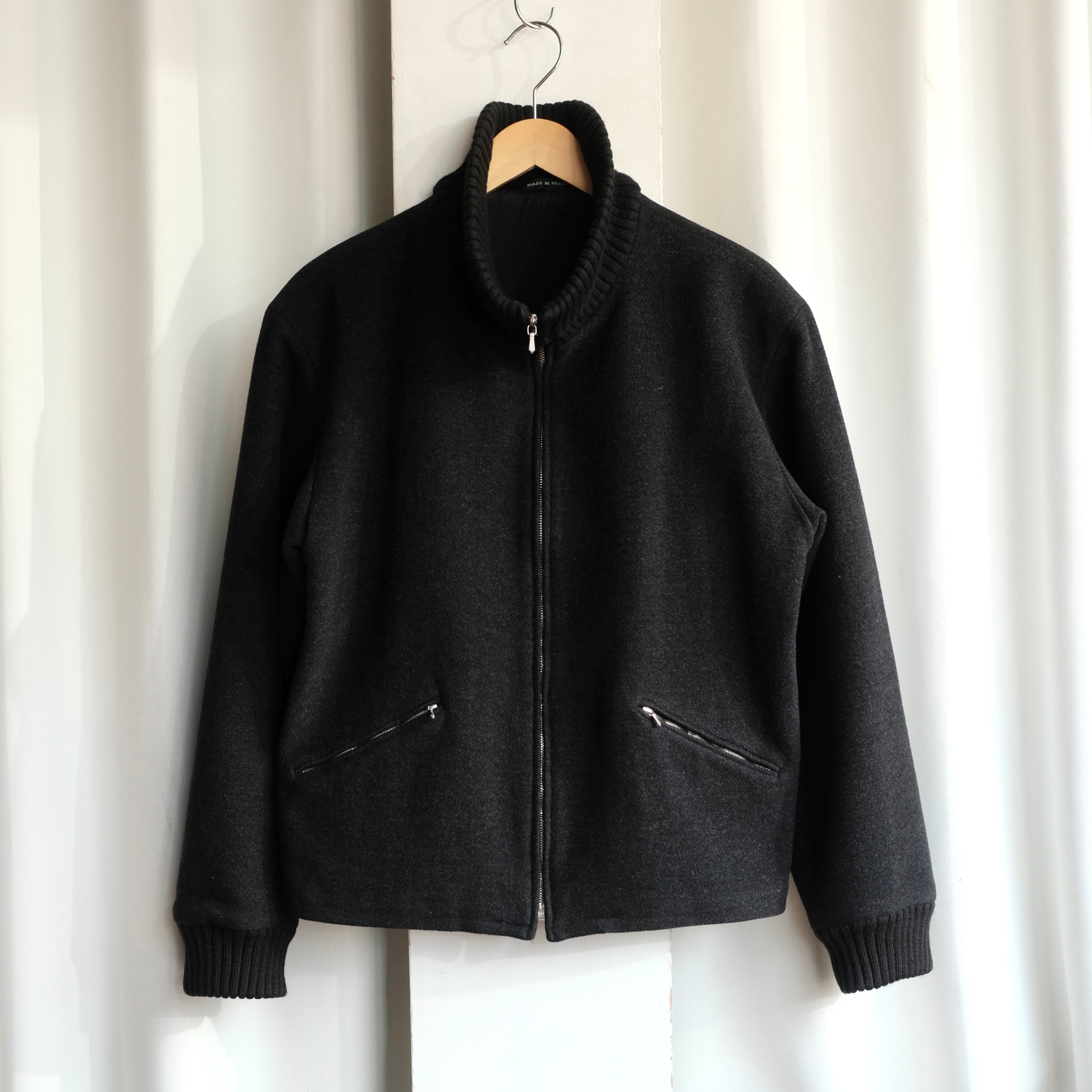 agnes b. HOMME WOOL / CASHMERE ZIP BLOUSON | safarionline