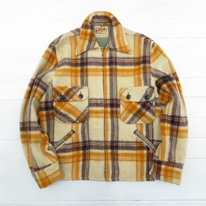 1940's North Country ノースカントリー ウールジャケット ビンテージ チェック柄 メンズ Lサイズ相当 | REPRESENT  ONLINESTORE powered by BASE