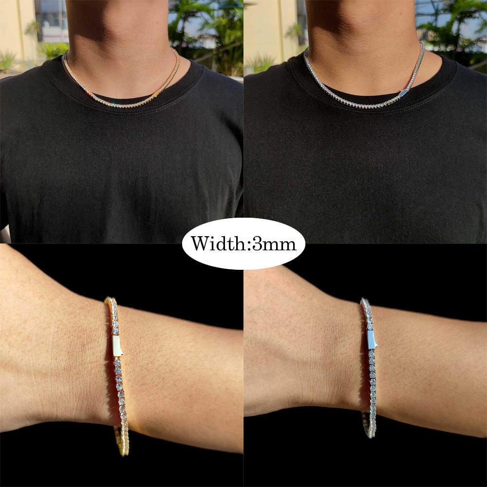 Luxury Tennis Bracelet 【3mm / SILVER】 Luxury Tennis Bracelet 【3mm / SILVER】 | Glitter