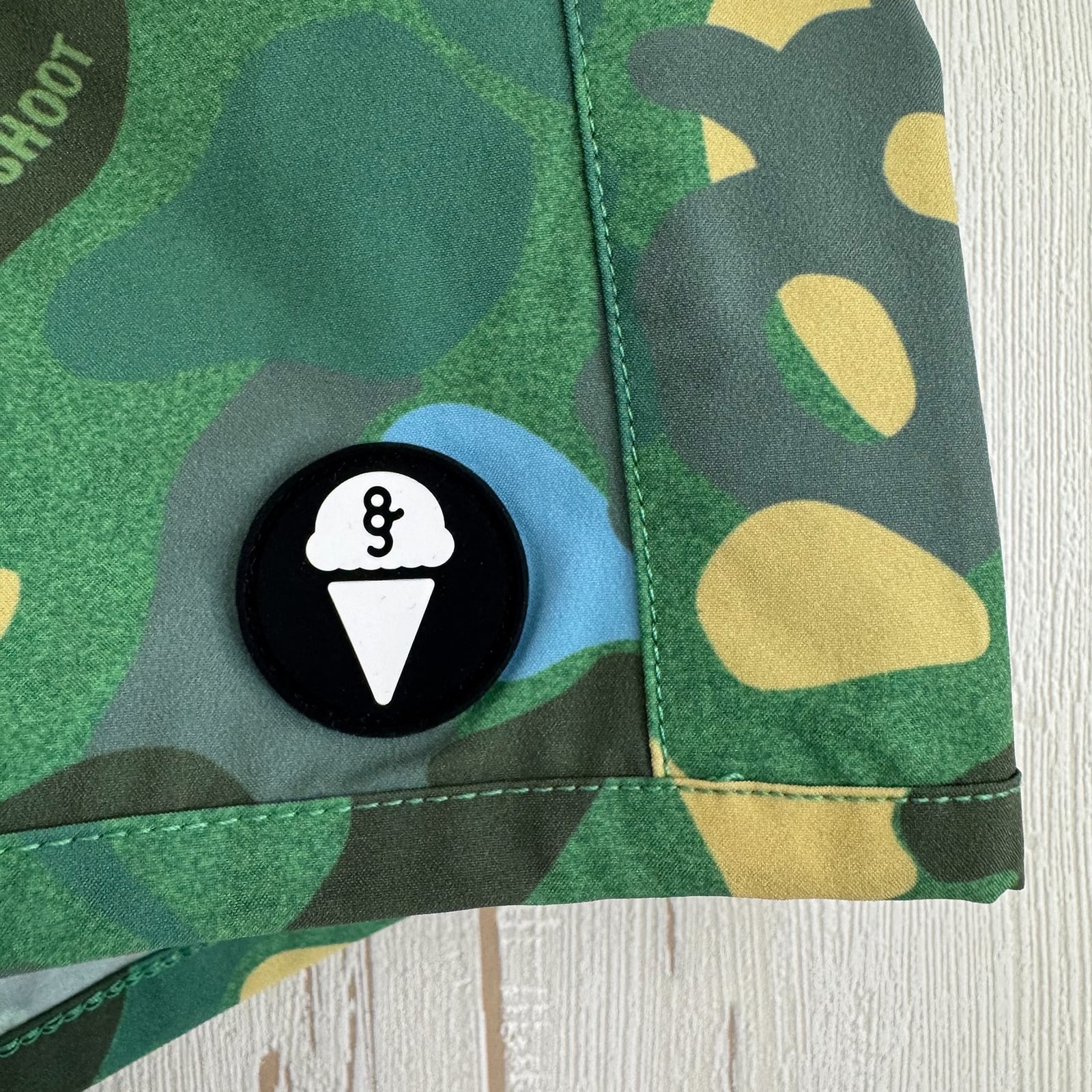 WOMEN'S】 8G SHOOT ×69slam ALOHA SHORT PANTS -GREEN CAMO- | 8G