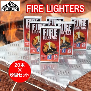 SOLSTICKAN（ソルスティックカン） FIRELIGHTERS(ファイヤーライターズ) 6個セット マッチ型着火剤