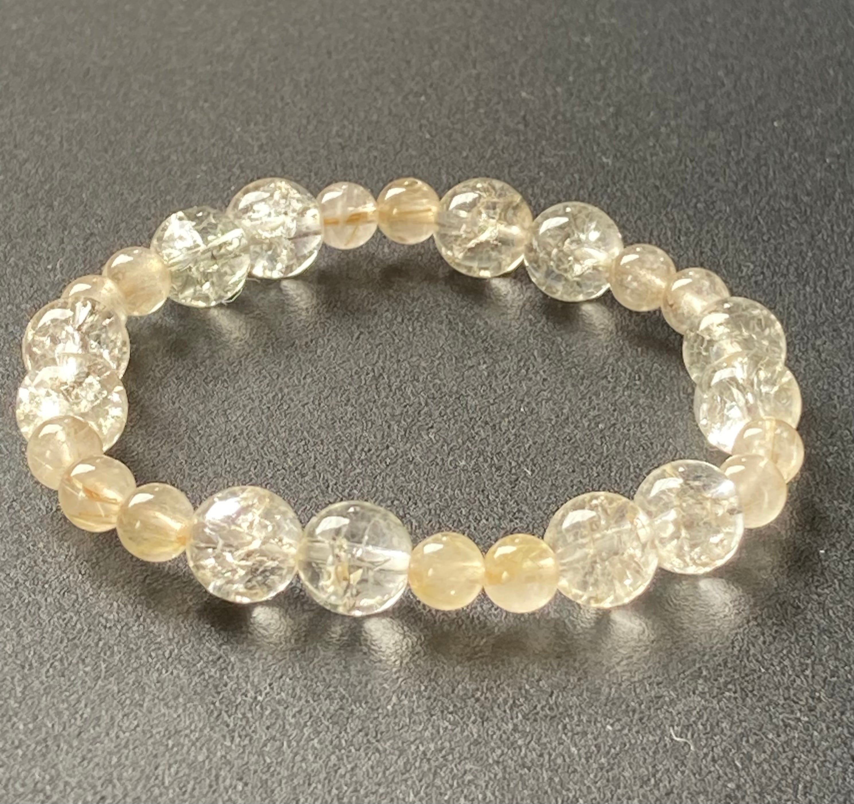 6月6日お誕生日石ルチルクォーツブレスレット | Pay ID 