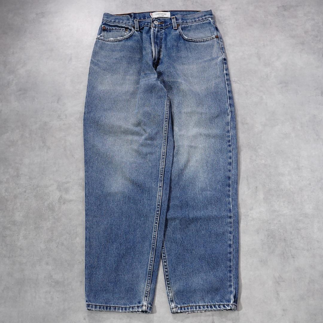 リーバイス560 Levis W33 ブルーデニム 青 00s 古着 17664