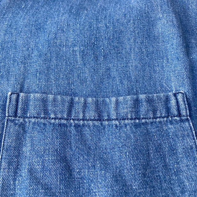 Our Legacy アワーレガシー デニムプルオーバーシャツ インディゴ ヴィンテージ加工 古着 メンズ 画像6