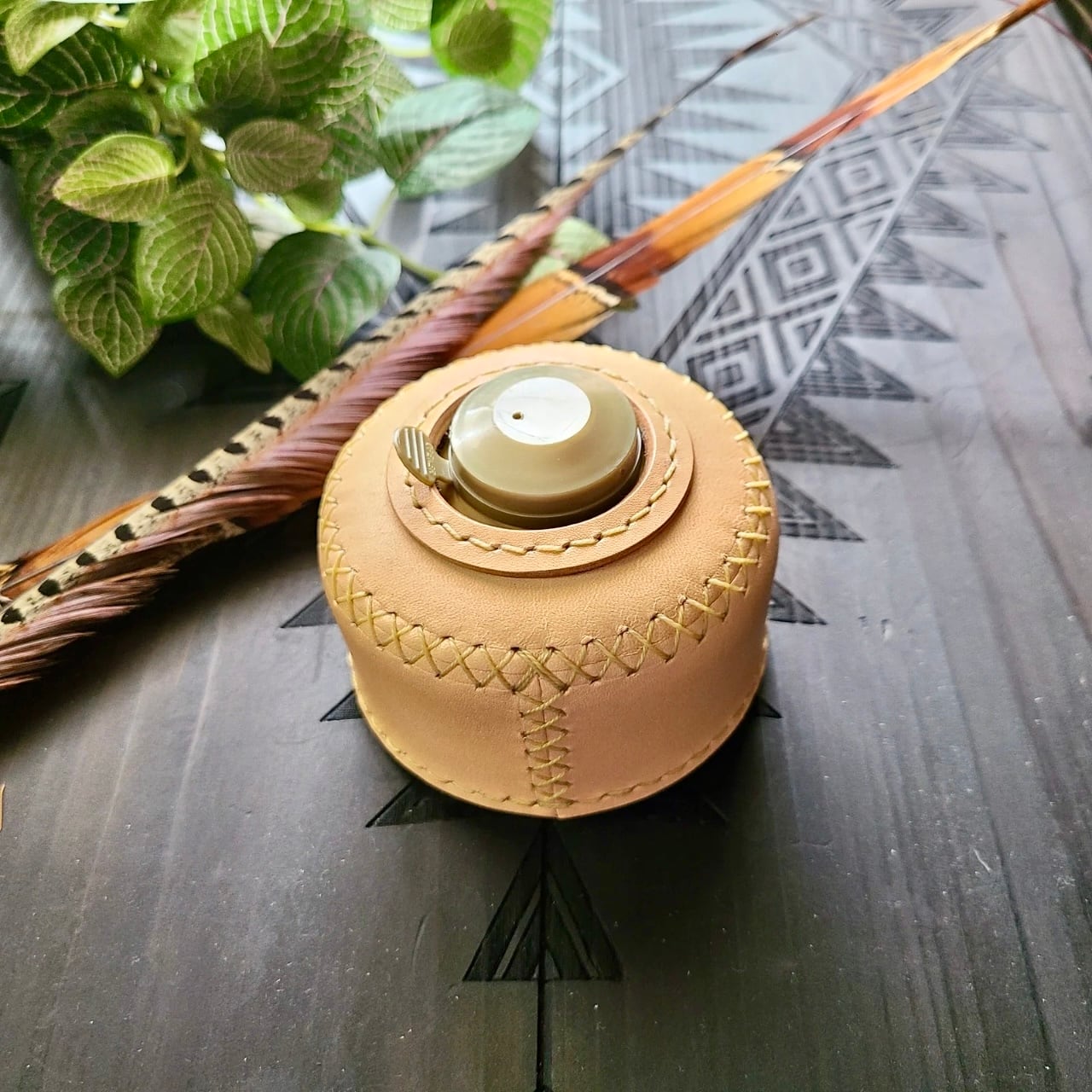 OD缶カバー/100､110サイズ/本革/スノーピーク/プリムス | タフレザー