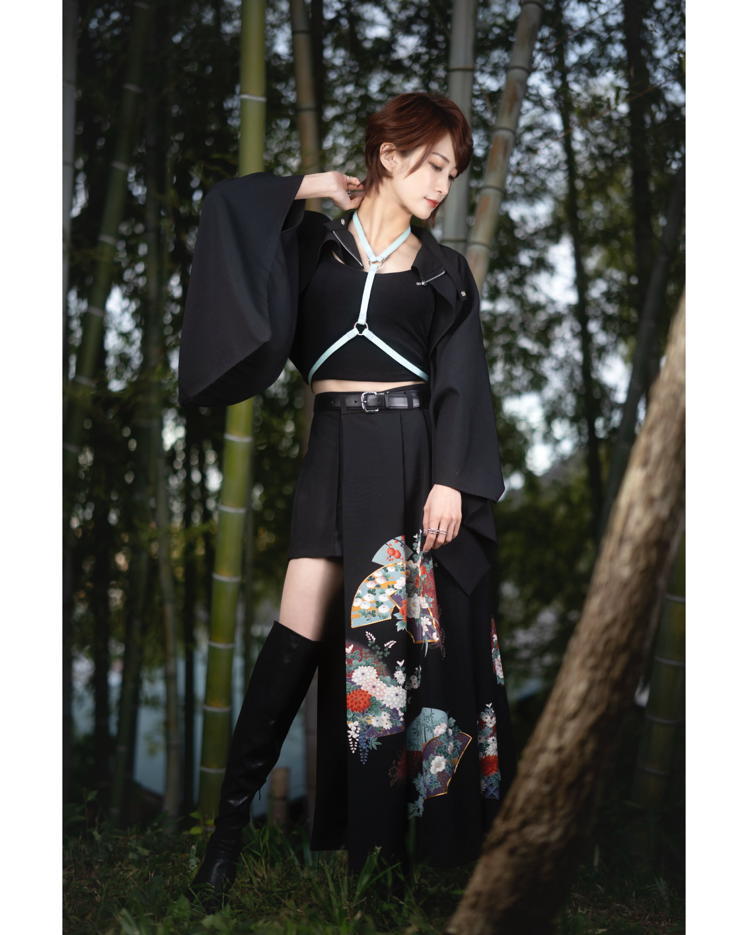 狩衣ショートジャケット Kariginu Short Jacket | shiki
