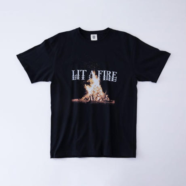 vast222 fire tee Black