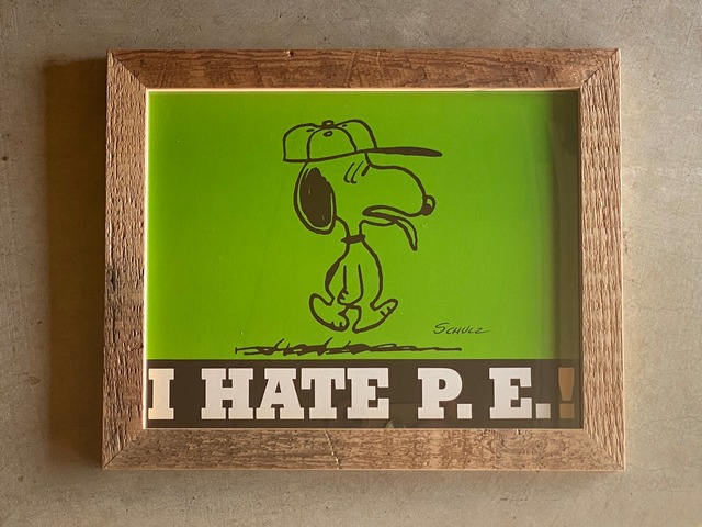 60s PEANUTS DATE BOOK POSTER FRAMING【21】