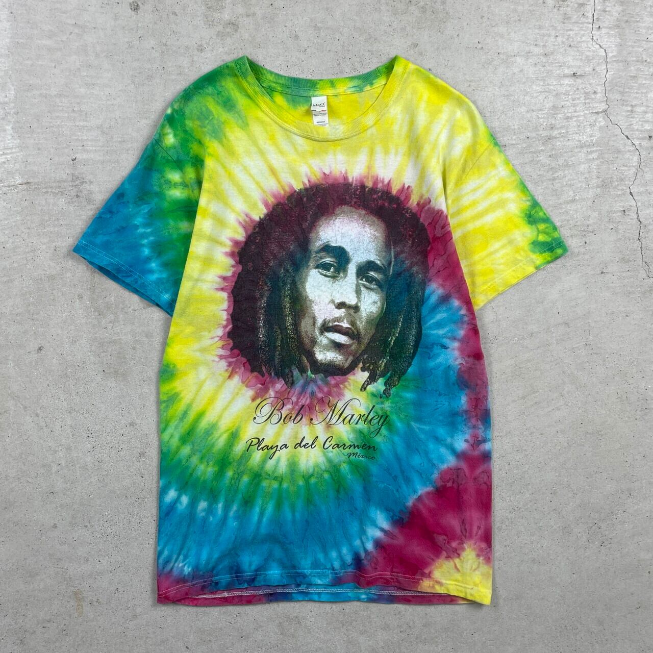 BOB MARLEY ボブマーリー レゲエ アーティスト タイダイ染めTシャツ 