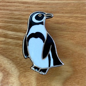 フンボルトペンギン（帯留・ブローチ）
