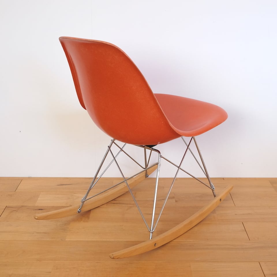 Herman Miller（ハーマンミラー） シェルチェア オレンジ ロッカー 