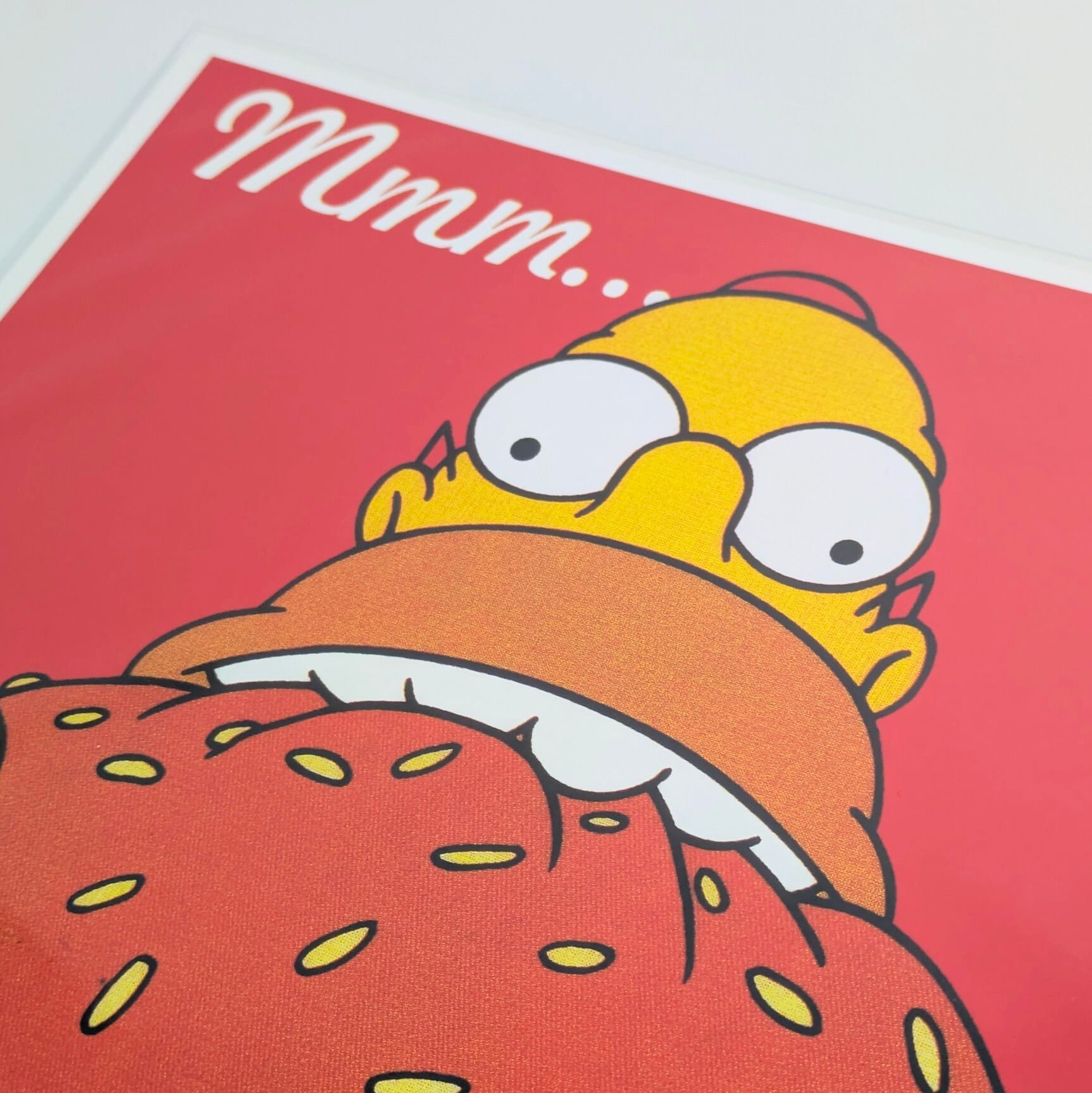 ♫ ちょうどいいB4ポスター ♫【 The Simpsons ( シンプソンズ )   】『 Cholesterol! / ホーマー・シンプソン 』〚アメリカン雑貨 アメトイ〛