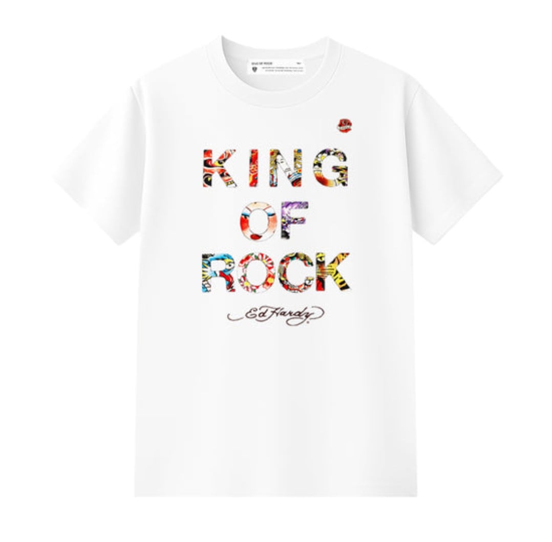 KING OF ROCK /Ed Hardy キングオブロック ED Tシャツ