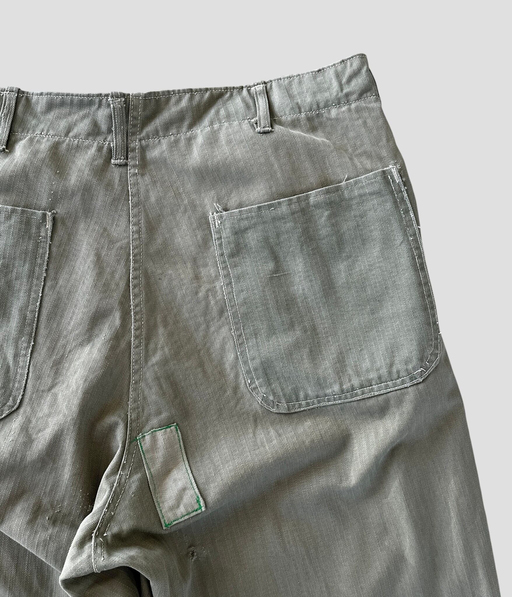 40s us army m-41 hbt パンツ カットオフvintage 40s us army m-41 hbt パンツ カットオフvintage