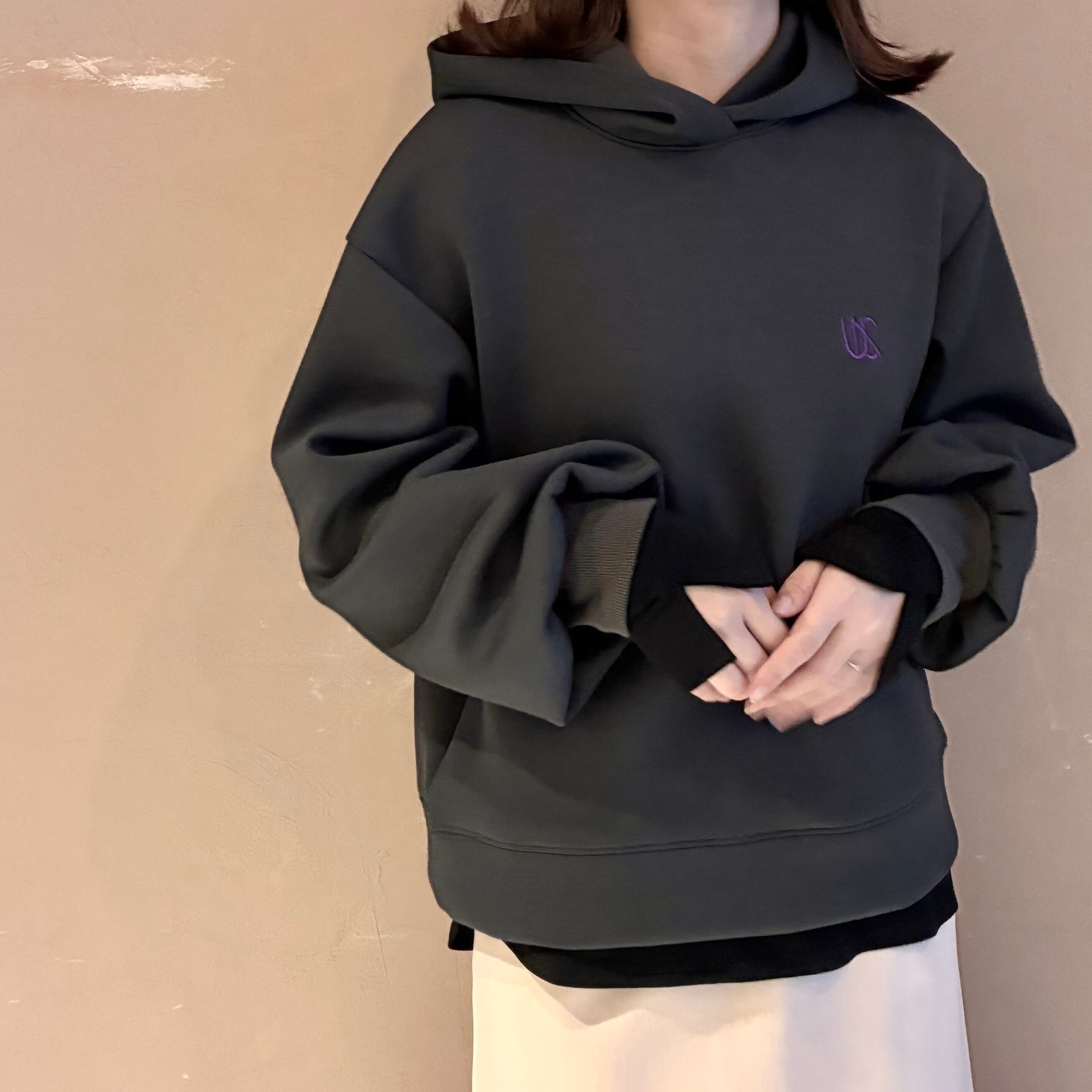 NUS 】刺繍ダンボールニットパーカー | valance 福井｜レディース