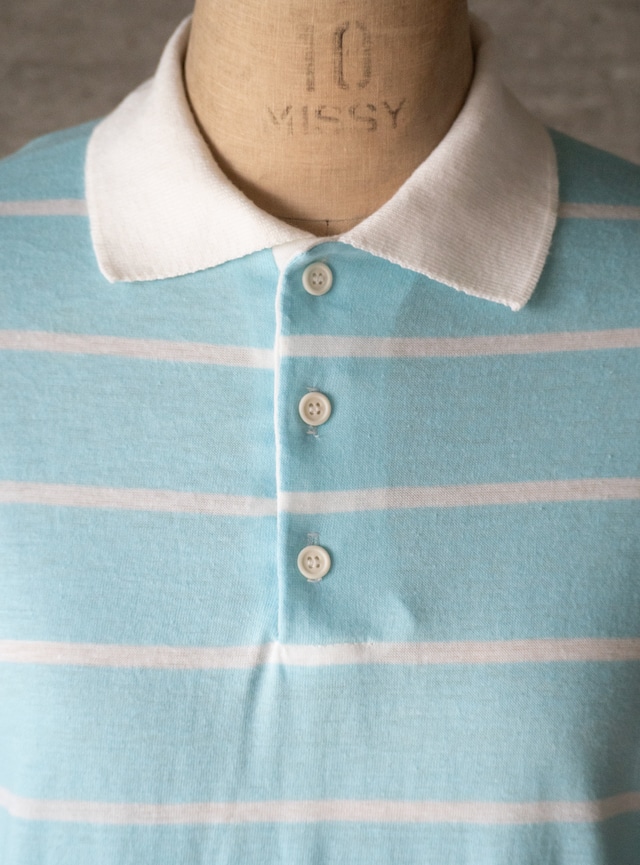 "PUT ON SHOP" 1970s Polo shirt