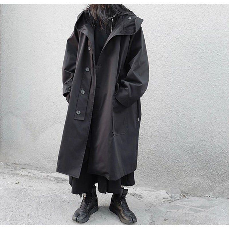 ⭐️ オーバートレンチコート オーバーサイズトレンチコートsdpxyz076168 グレー – [公式