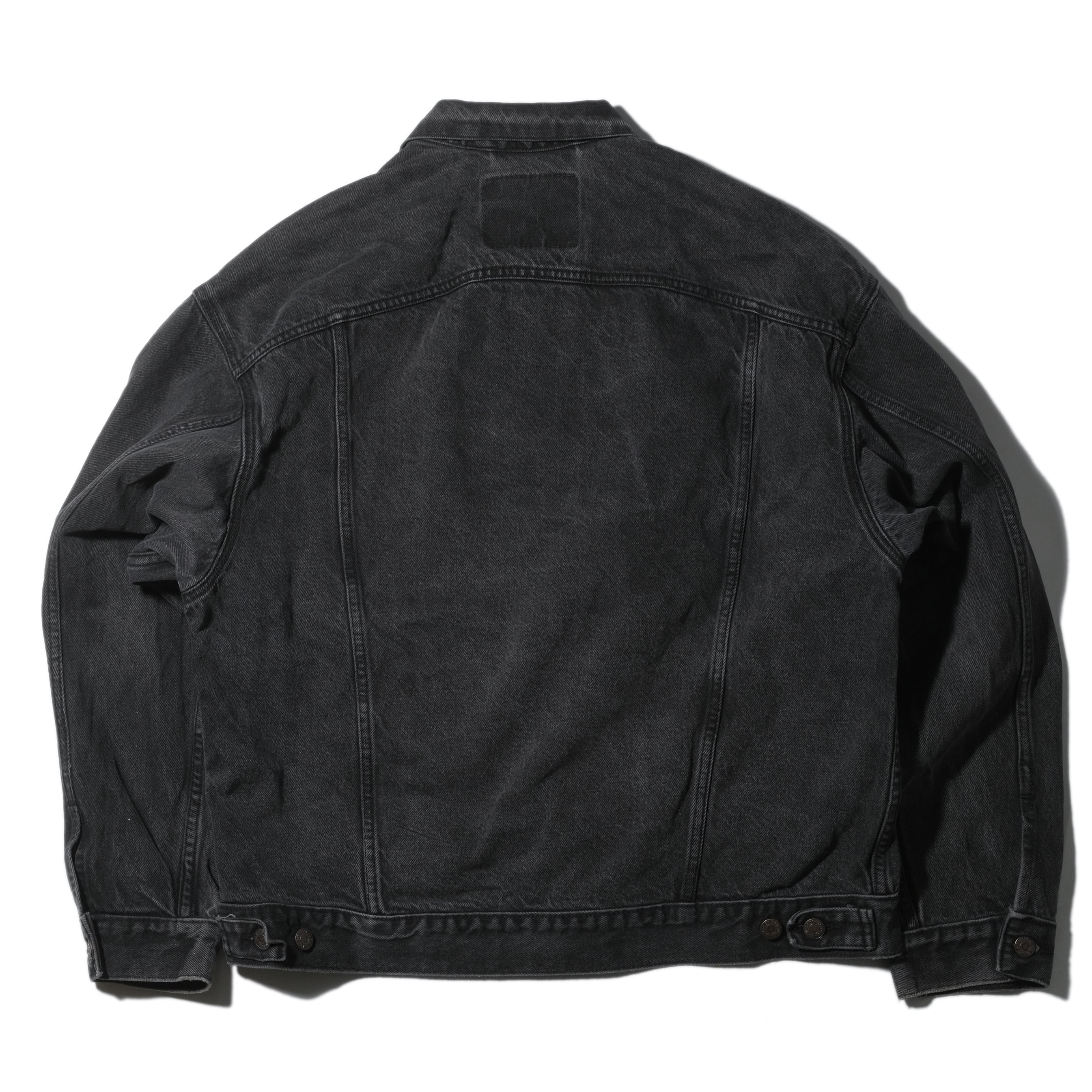 90's Levi's 70507 black denim jacket made in Uruguay[L] | goodbuy
