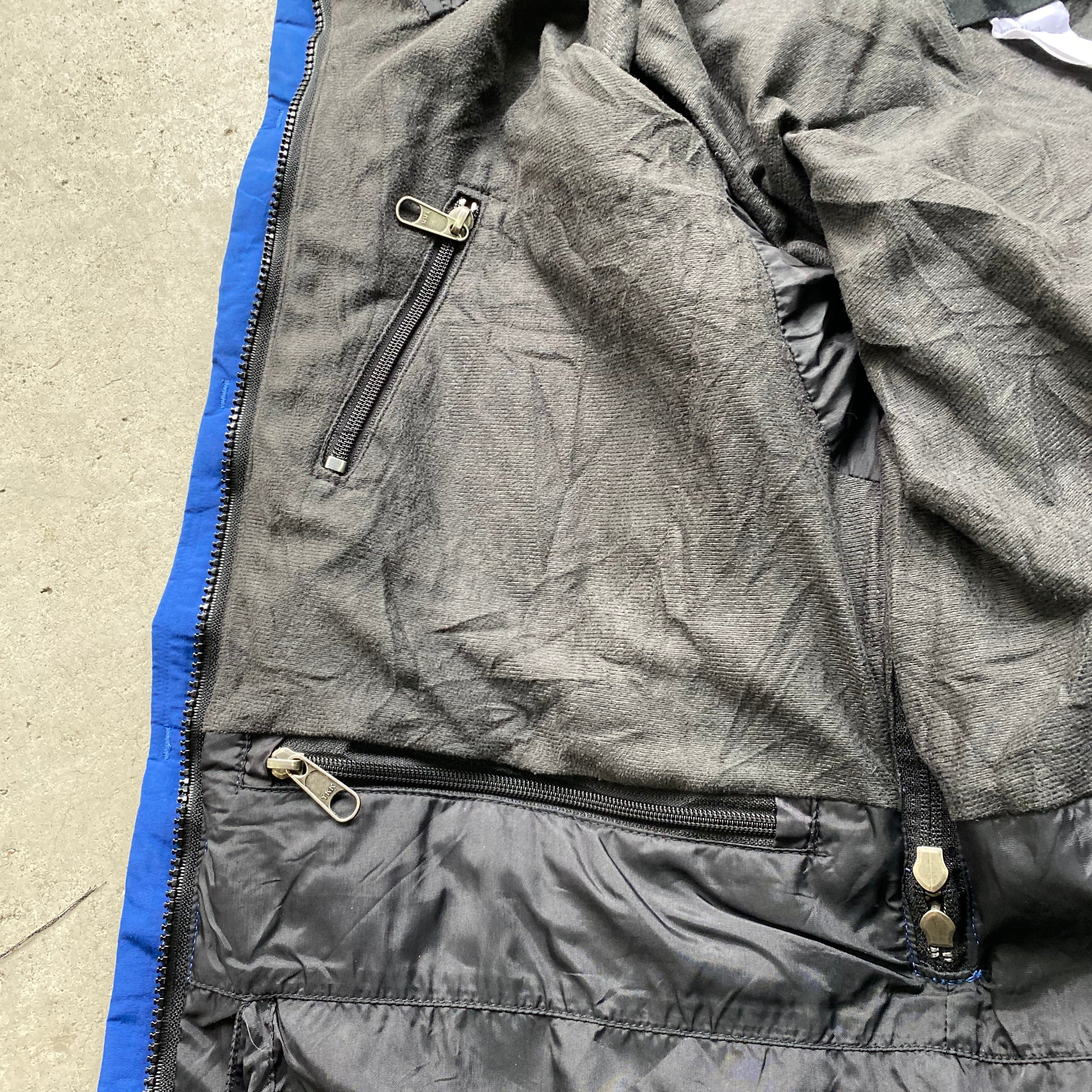 90年代 ビンテージ THE NORTH FACE ザ ノースフェイス マウンテンガイドジャケット マウンテンパーカー GORE-TEX ゴアテックス  メンズXS 着用感メンズS-M相当 ブルー 青色 90s ヴィンテージ 古着 【アウトドアジャケット】 | cave 古着屋【公式】古着通販サイト