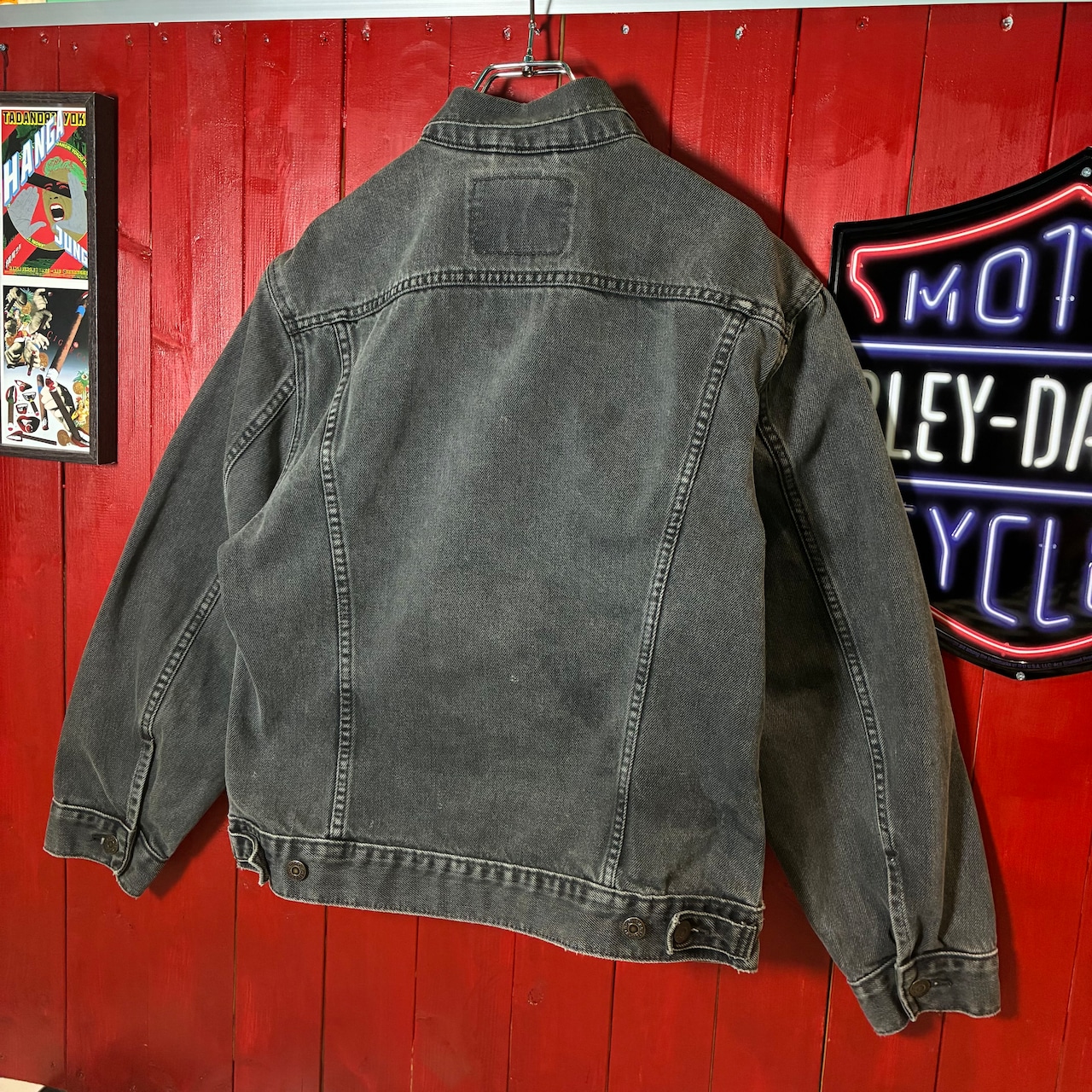 90s チュニジア製 EURO Levi’s 70503 ブラックデニムジャケット トラッカージャケット ユーロリーバイス