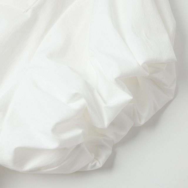 puff sleeve button-down shirt L0598