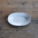 《ちょうどいいオーバルプレート》Oval Plate M - dew white | yumiko iihoshi porcelain