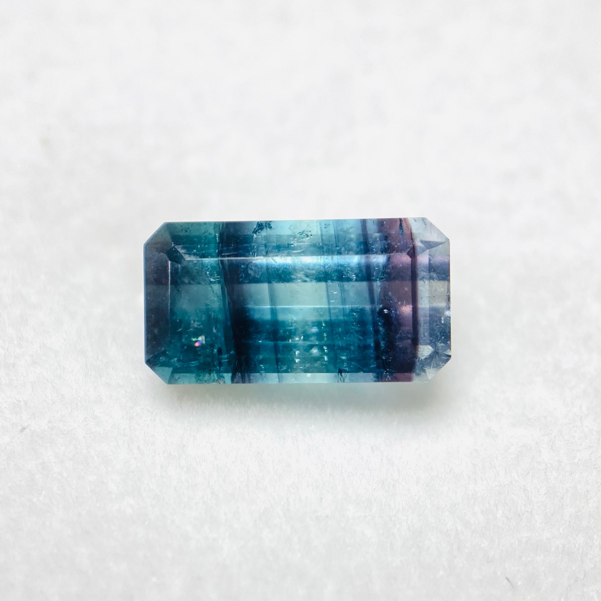 神秘的なブルー　パーティーカラートルマリン　鑑別書取得費用込み