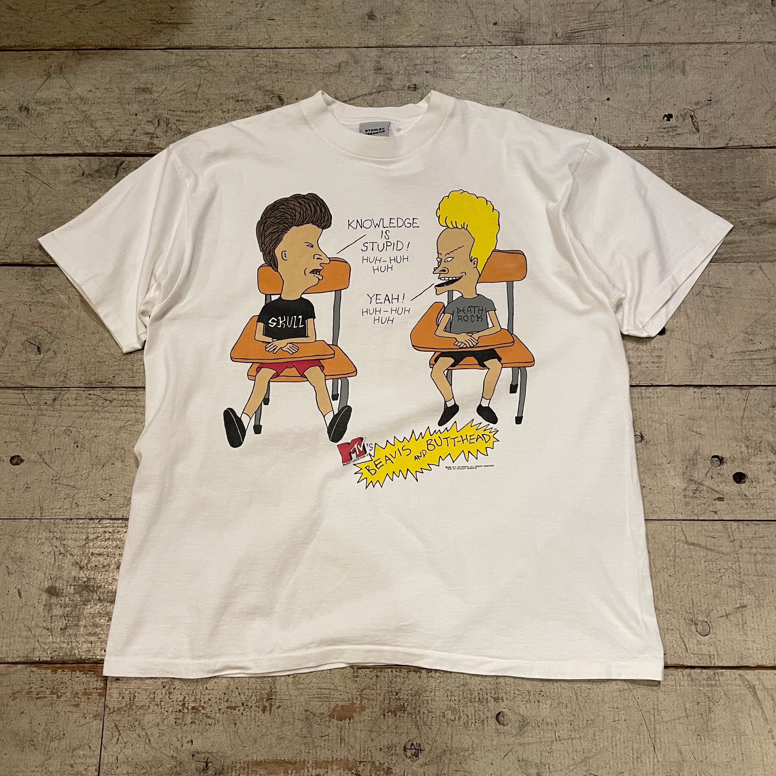 s BEAVIS and BUTT HEAD T shirt   What’z up powered by BASE