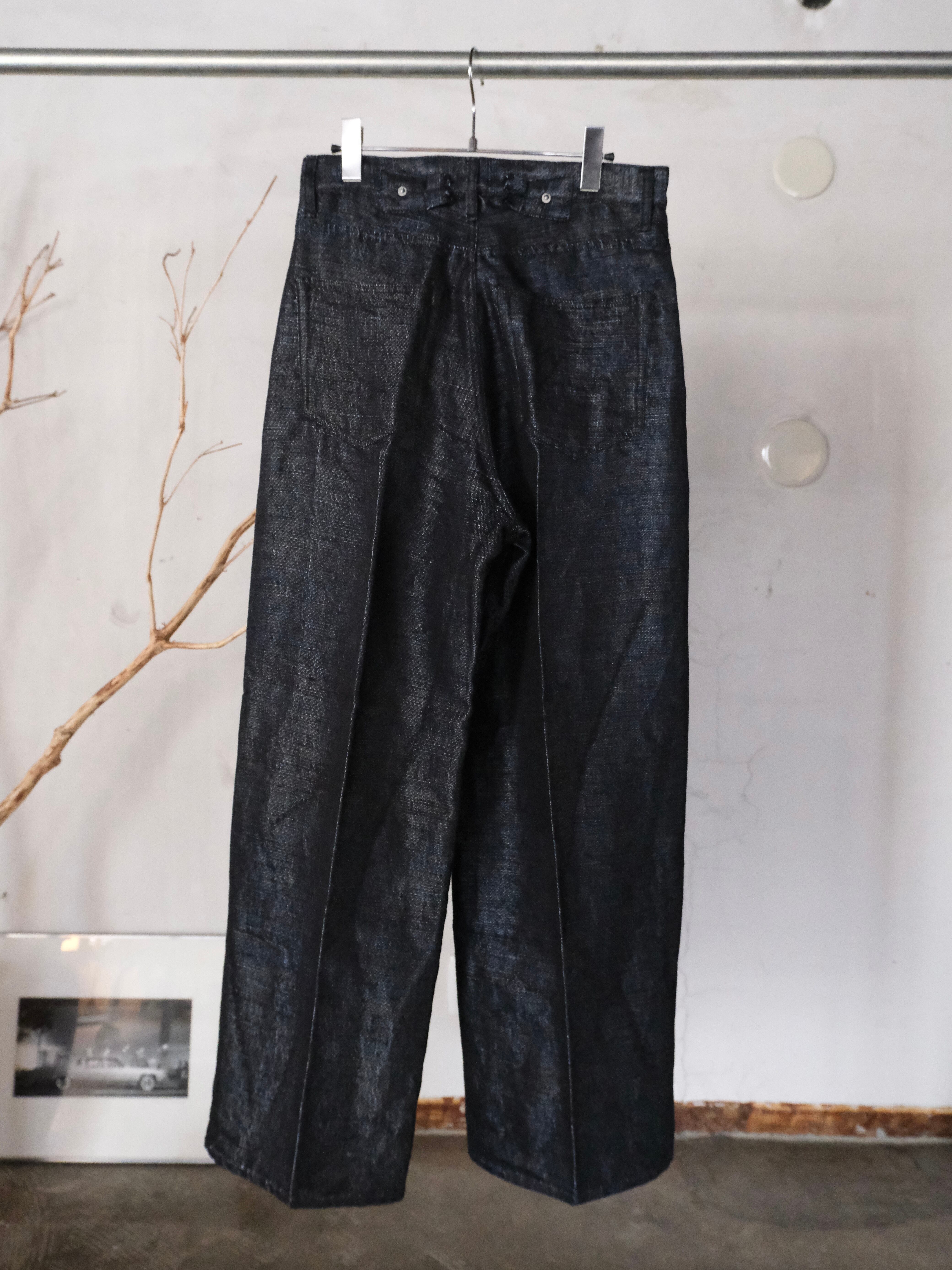DAIRIKU / Wide Linen Denim Pants 29 デニム DAIRIKU】 Wide Linen Denim Pants | THE OUR