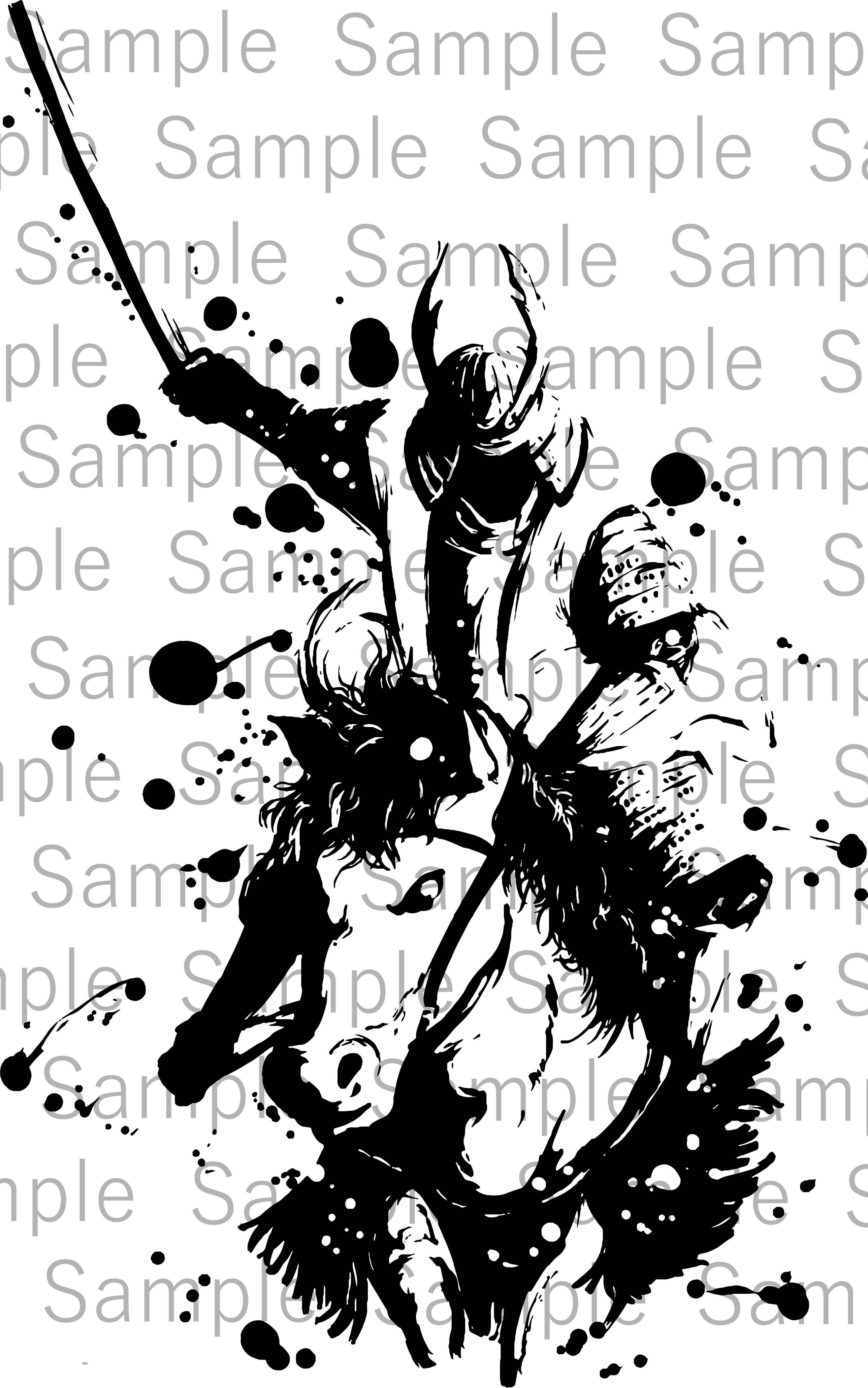 騎馬武者（Mounted Samurai） | デジタル墨絵処（Digital Sumi-e Studio）