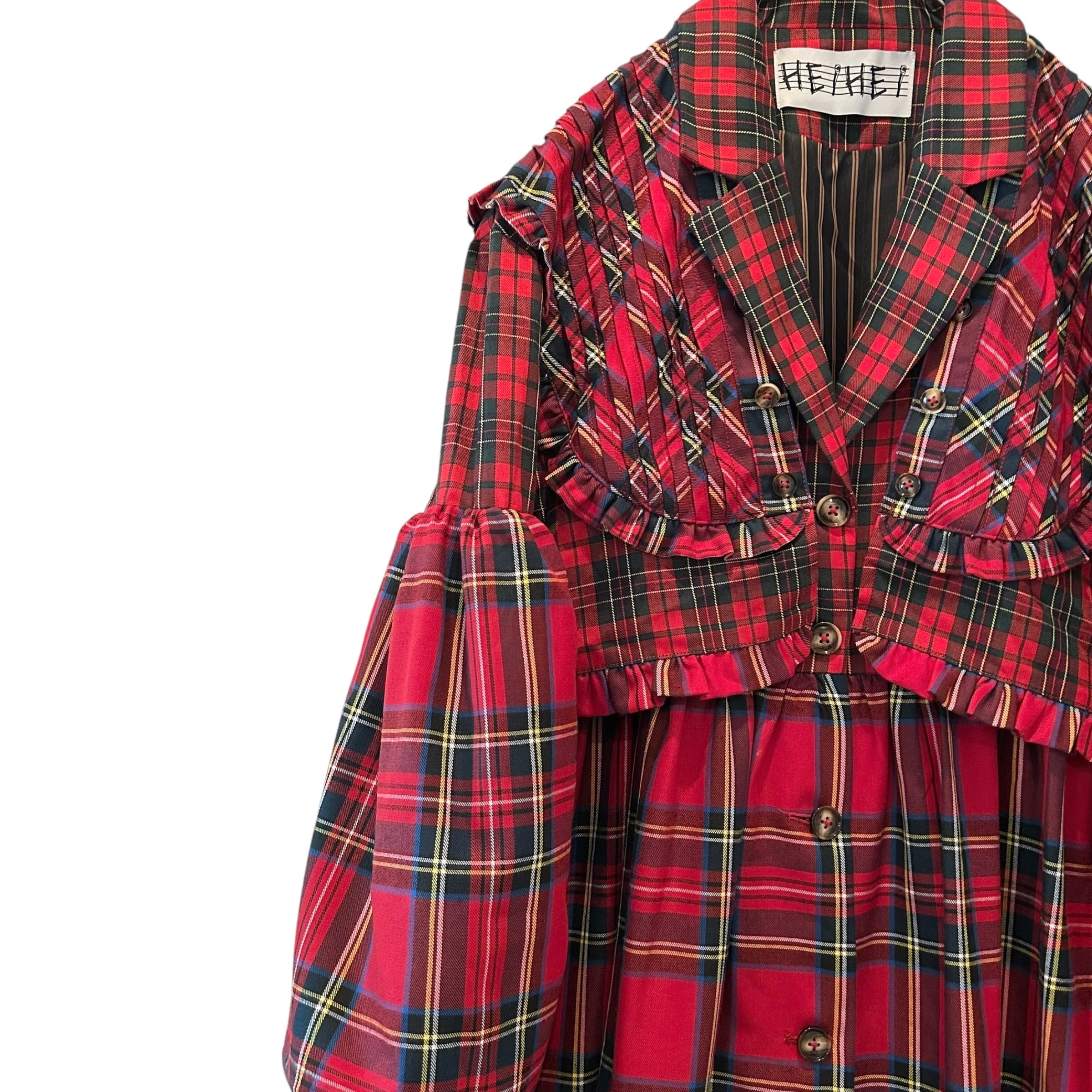 ヨークドッキングスーツワンピース　RED