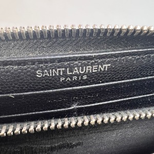 SAINT LAURENT  レザー 長財布 ブラック A-11733