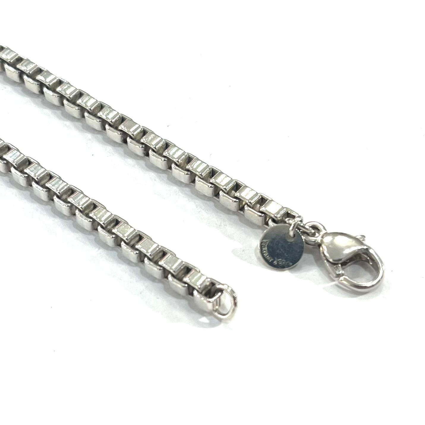【ゴンティーちゃん様 リクエストページ】美品◎ティファニー ネックレスチェーン TIFFANY&CO. 】 2786 ティファニー名作ベネチアンチェーン ネックレス