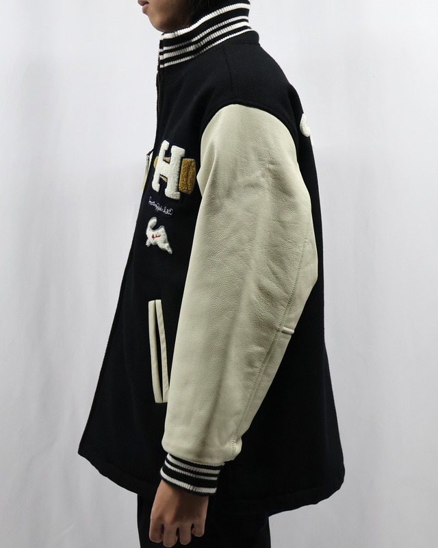 【80s~90s HAI SPORTING GEAR】high-neck varsity jacket