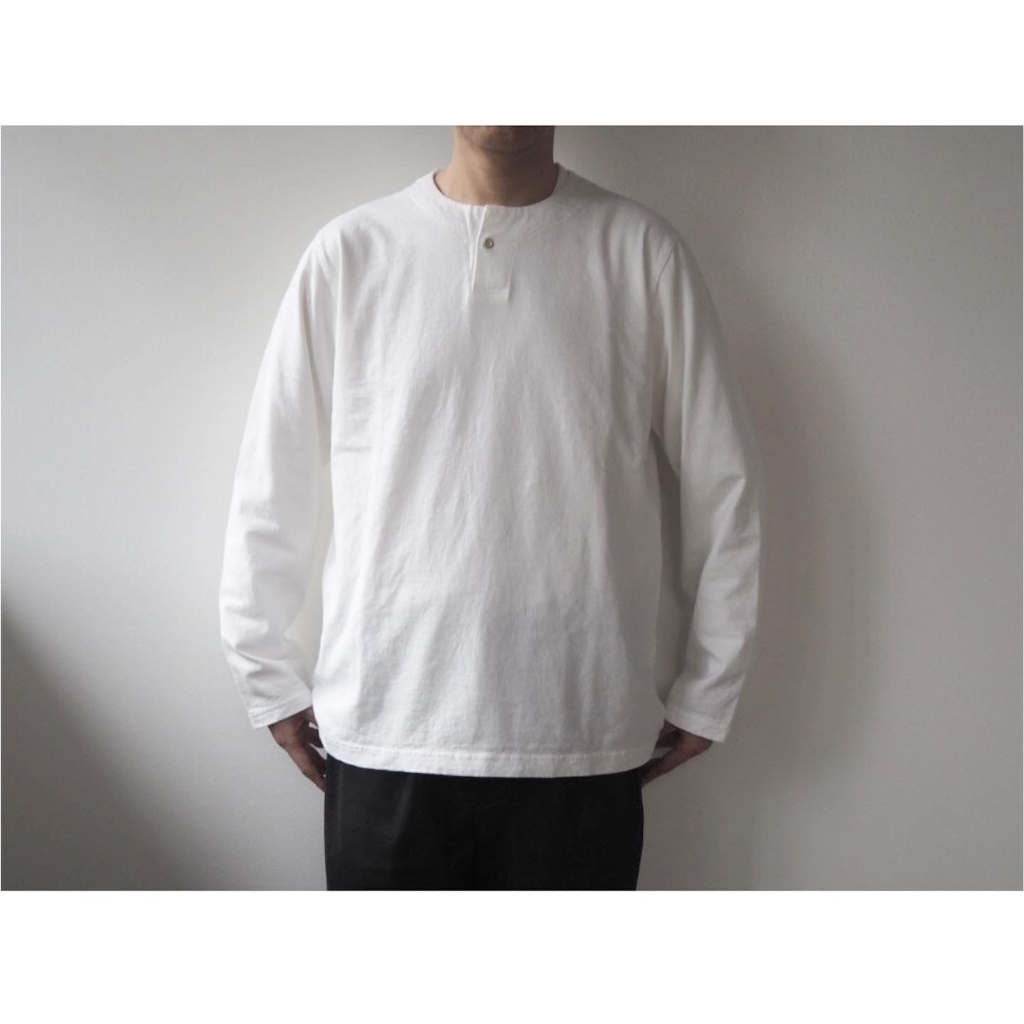 再入荷 Jackman(ジャックマン) Henleyneck LS T-Shirt | AUTHENTIC
